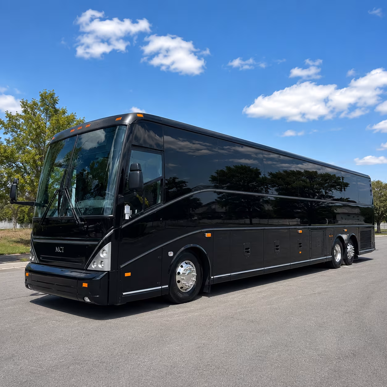 white black and silver party buses available for yorba linda prom groups