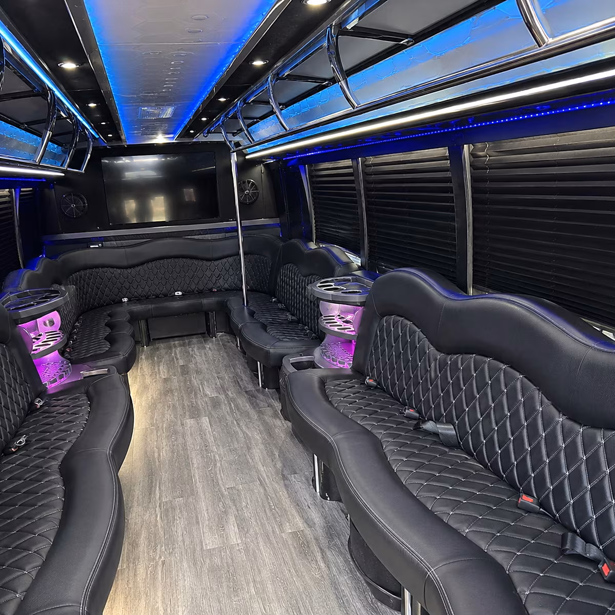 yorba linda party bus rentals inside
