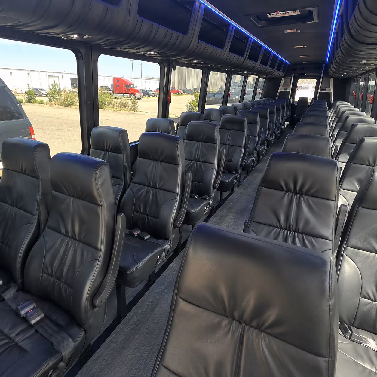 yorba linda private event transportation onboard seating