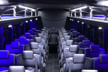 Yorba Linda Charter Bus Interior
