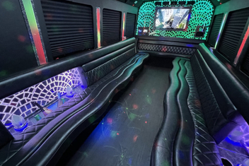 Yorba Linda Limo Bus Interior